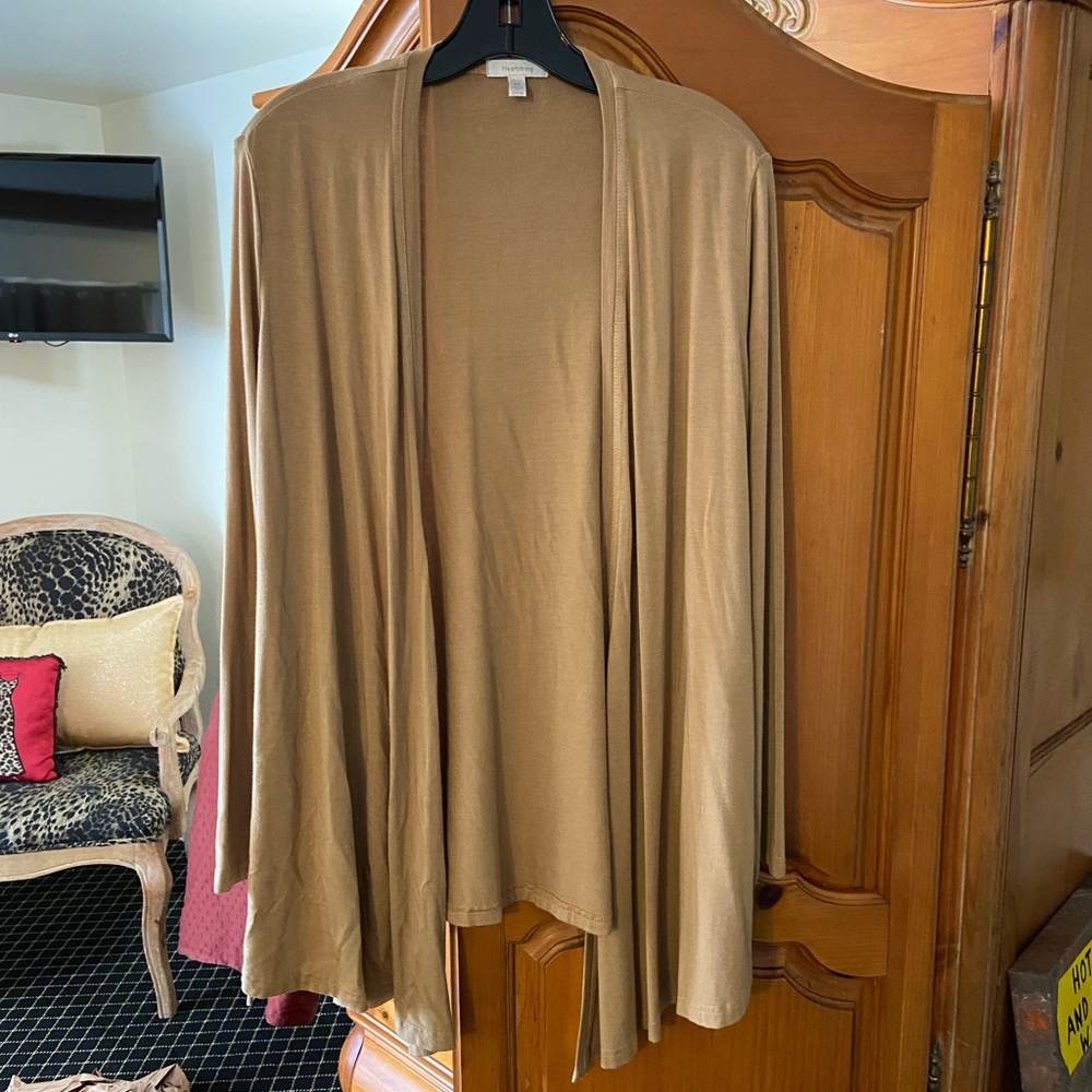 Camel tan cardigan